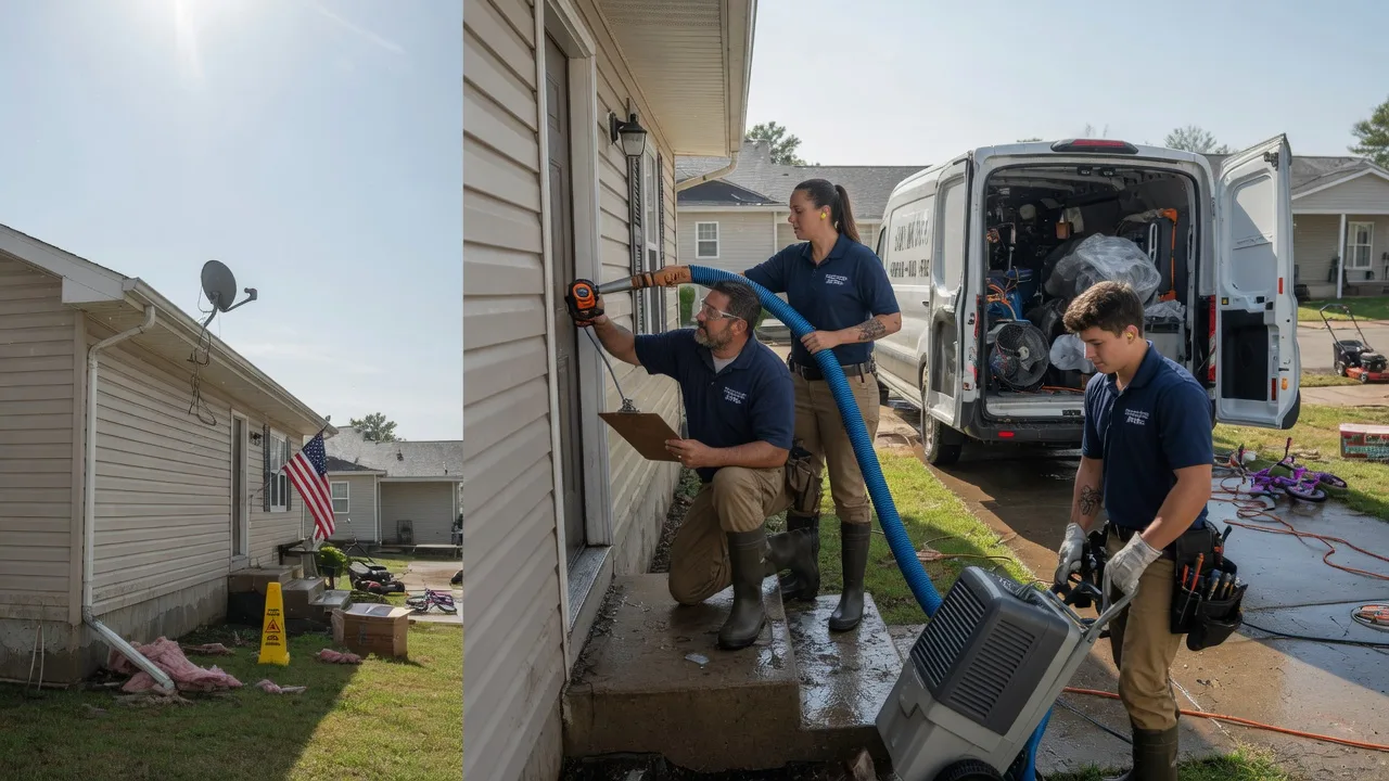 Ceiling Water Damage Restoration in Servia, IN near me